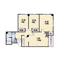 長野県長野市大字栗田（賃貸マンション3LDK・4階・89.69㎡） その2