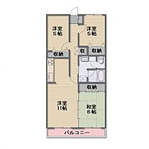 長野県長野市上松1丁目（賃貸マンション3LDK・3階・65.00㎡） その2