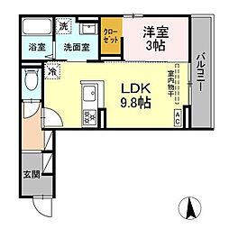 間取図画像 1LDK