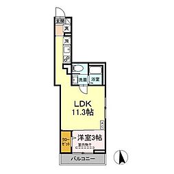 間取図画像 1LDK