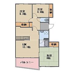 物件の間取り