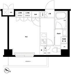 ルーブル川崎上平間弐番館 1Kの間取図画像