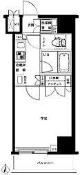 ルーブル板橋区役所前 1Kの間取図画像