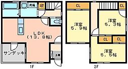 西鉄貝塚線 三苫駅 徒歩15分