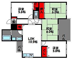 物件の間取り