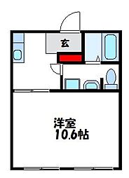 ウエストサイド 1階/1C