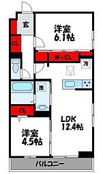 ブラン新宮中央 2階/205