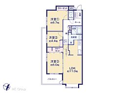 間取図画像 3LDK