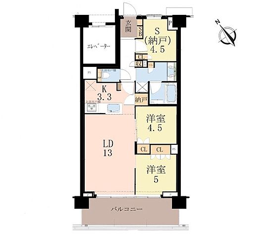 間取り リーフィアレジデンス相模大野ヴェール 2階/-