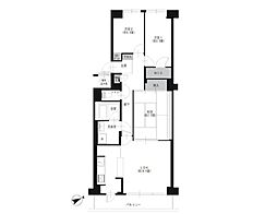 コープ野村相模大野台 3LDKの間取図画像