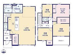 平塚市御殿4丁目2期 新築戸建 全5棟 2号棟