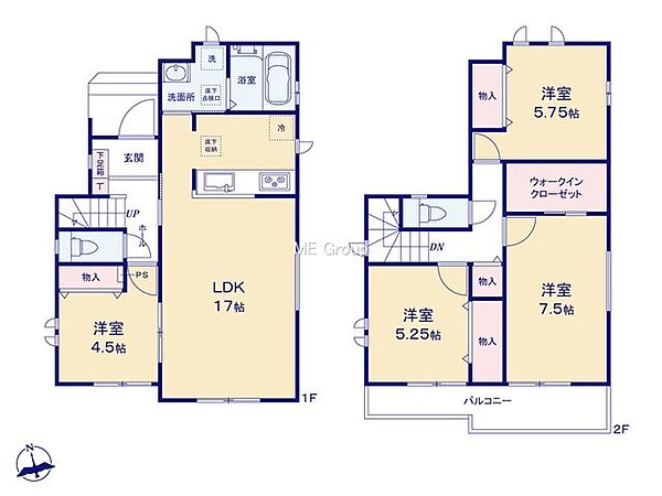 間取りを拡大表示