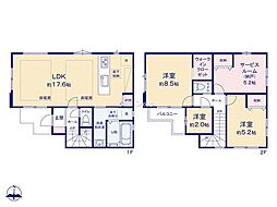 小平市小川町1丁目13期 新築戸建 全1棟 1号棟