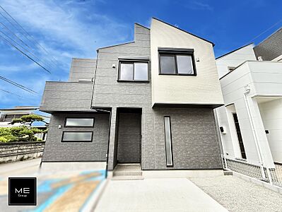 外観:1号棟 ■家族みんなが笑顔で過ごせる、安心感のある住まい 外観:1号棟 ■家族みんなが笑顔で過ごせる、安心感のある住まい