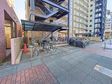■きちんと整備された駐輪場で、自転車の保管も安心です