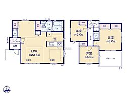 藤沢市本藤沢2丁目2期 新築戸建 全6棟 3号棟