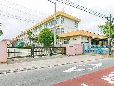 小学校 200m 八王子市立散田小学校