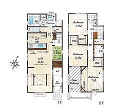 横浜市瀬谷区北新2期 新築戸建 全22棟 6号棟