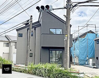 外観:1号棟 ■家族みんなが笑顔で過ごせる、安心感のある住まい 外観:1号棟 ■家族みんなが笑顔で過ごせる、安心感のある住まい