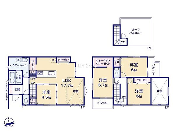 間取りを拡大表示