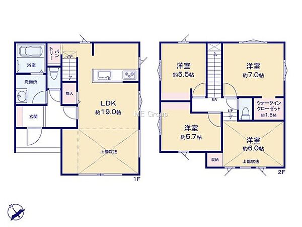 間取りを拡大表示