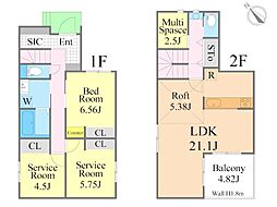 茅ヶ崎市今宿 新築戸建 全2棟 C号棟