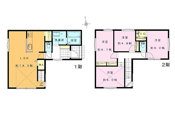 間取りを拡大表示