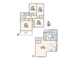 藤沢市本藤沢2丁目2期 新築戸建 全3棟 1号棟