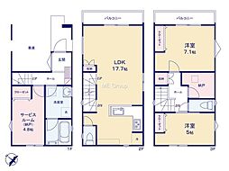 大和市草柳1丁目 新築戸建 全2棟 B号棟