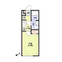 （仮称）船橋日大Ｂ新築計画 １０６ 1階1Kの間取り