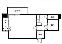 チサンマンション心斎橋の間取図画像