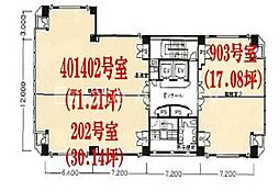 イトーピア扇町ビルの間取図画像