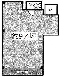 阿波座フジビルの間取図画像