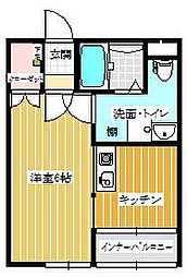 OPT-4 1Kの間取図画像