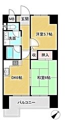 間取図画像 2DK