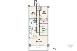 エクセル北青木 3LDKの間取図画像
