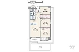 間取図画像 3LDK