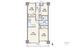 間取図画像 3LDK