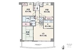 間取図画像 3LDK