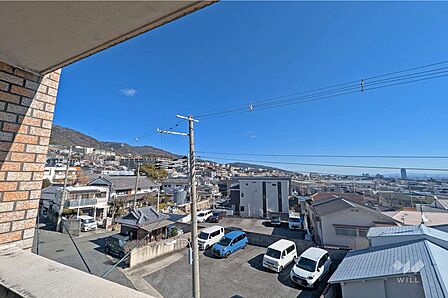 バルコニーからの眺め（北東方向）［2026年2月17日撮影］
