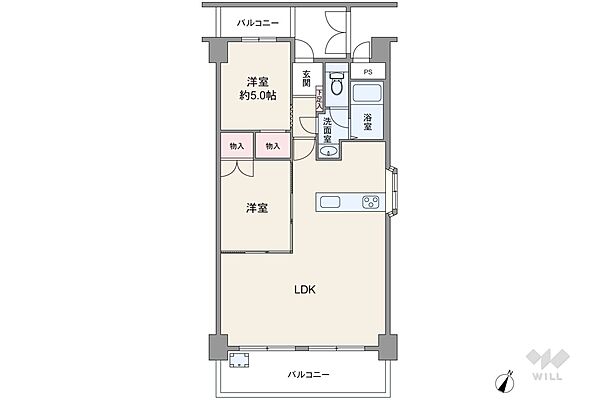 間取りを拡大表示