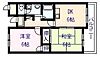 オーク国分3階5.9万円