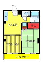 東京都文京区千石3丁目（賃貸マンション2K・1階・34.95㎡） その2