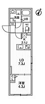 ウェルスクエアイズム千川  ｜ 東京都豊島区千早4丁目（賃貸マンション1LDK・4階・32.62㎡） その2