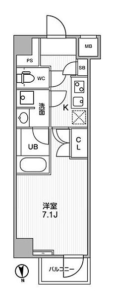 ＡＬＴＥＲＮＡ神楽坂II 101｜東京都新宿区西五軒町(賃貸マンション1LDK・1階・25.05㎡)の写真 その2