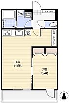 ウエスト・ハイランド・コート 203 ｜ 東京都足立区江北7丁目（賃貸マンション1LDK・2階・40.01㎡） その2