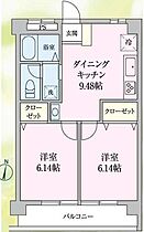 ビバーチェ  ｜ 東京都世田谷区用賀４丁目（賃貸マンション2DK・1階・44.77㎡） その2