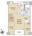 プラウド東京八丁堀11階42.0万円