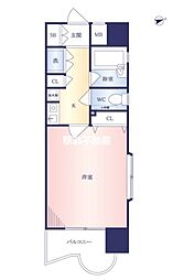 ダイナコート久留米本町 1Kの間取図画像
