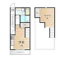 モンシェール国府 202 ｜ 徳島県徳島市国府町府中344（賃貸アパート1DK・2階・47.15㎡） その2